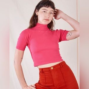 NWOT Big Bud Press 1/2 sleeve turtleneck